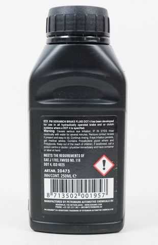 Xeramic 250ml DOT 4 Brake / Clutch Fluid