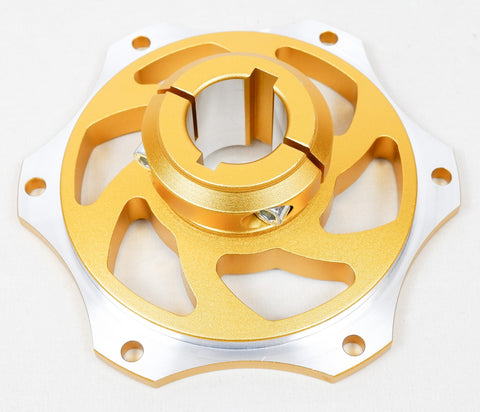 Gold Aluminium 30mm Double Bolt Universal Sprocket Carrier