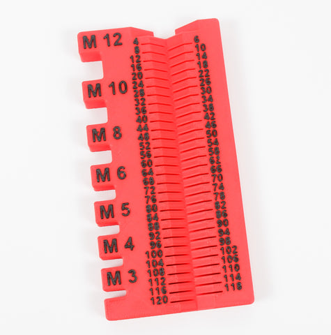 Metric Bolt & Screw Measurement Gauge