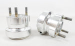 Set of Aluminium 50mm x 62mm Short Rear Hubs