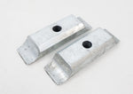 Steel 30mm x 92mm Weighted Engine Mount Clamps