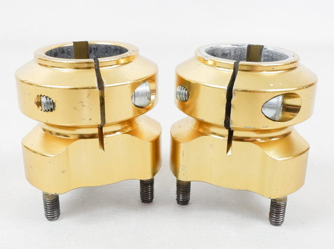 Gold Aluminium 40mm x 62mm Hub Set