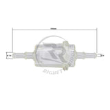 Large Clear Inline Fuel Filter