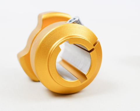 Set of Gold 30mm x 62mm Rear Hubs