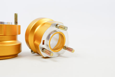 Gold 50mm x 62mm Short Rear Hubs