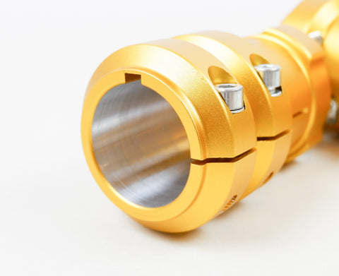 Set of Gold 50mm x 115mm Long Rear Hubs