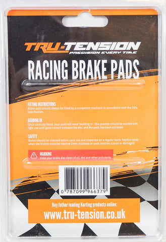 Tru-Tension Freeline Birel ART Compkart Rear Brake Pad Set