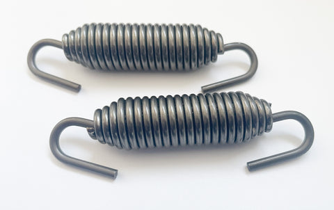 Pair of Swivel End High Tension 75mm Exhaust Springs