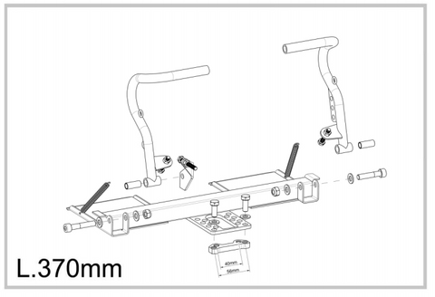 Universal Pedal Relocation / Extension Kit