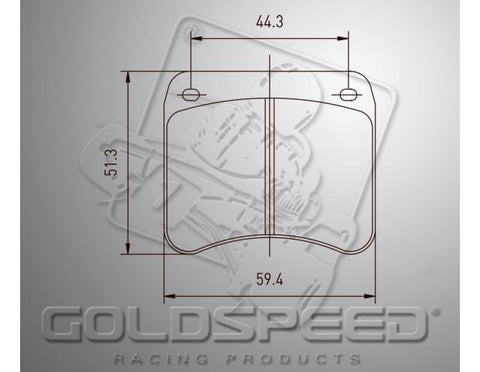 Goldspeed Kelgate K & GTK Rear Brake Pad Set